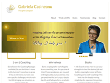 Tablet Screenshot of gabrielacasineanu.com